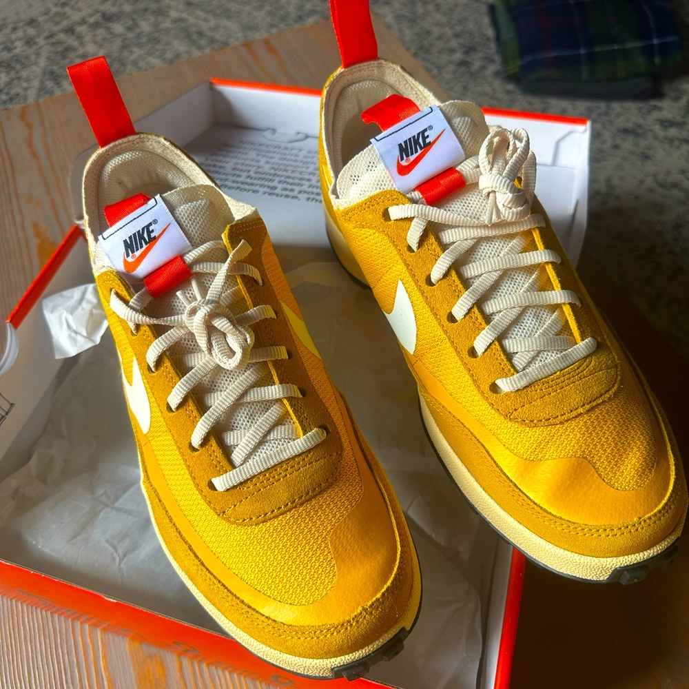 Size 11.5 - Nike Craft x Tom Sachs Yellow.  Nike Craft Genetics Purpose shoe.